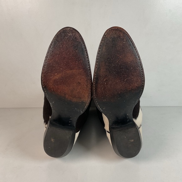 Vintage Larry Mahan Cow Hair Cowgirl Pony Boots 8 B - Picture 2 of 16